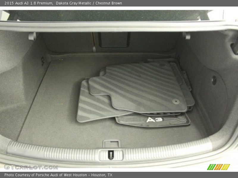 Dakota Gray Metallic / Chestnut Brown 2015 Audi A3 1.8 Premium