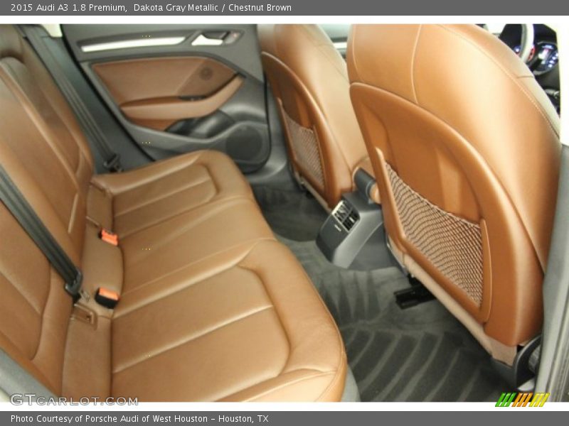 Dakota Gray Metallic / Chestnut Brown 2015 Audi A3 1.8 Premium