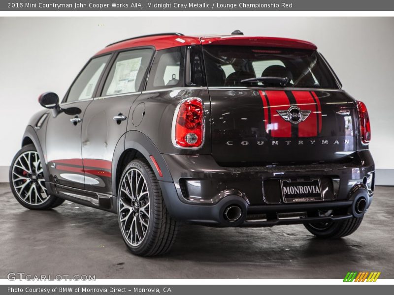 Midnight Gray Metallic / Lounge Championship Red 2016 Mini Countryman John Cooper Works All4