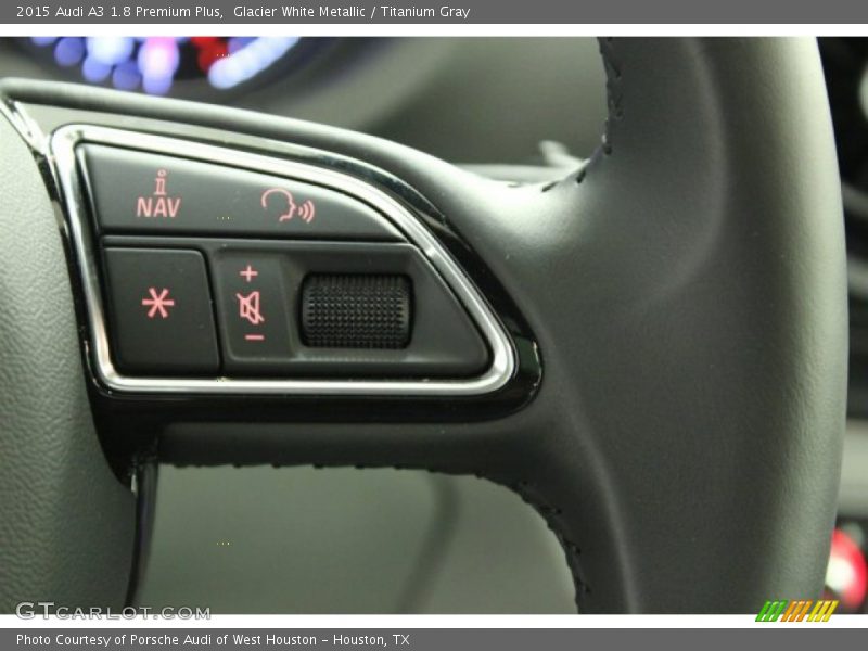 Glacier White Metallic / Titanium Gray 2015 Audi A3 1.8 Premium Plus