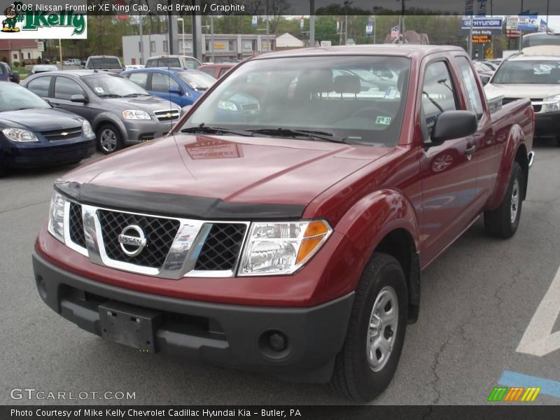 Red Brawn / Graphite 2008 Nissan Frontier XE King Cab