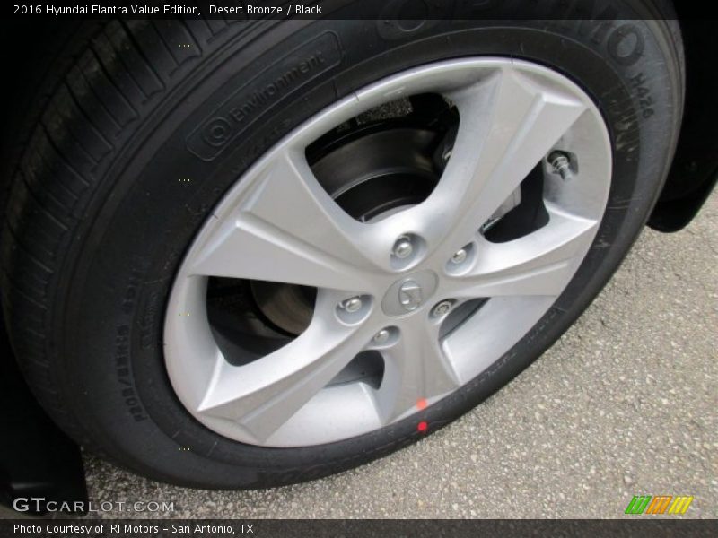 Desert Bronze / Black 2016 Hyundai Elantra Value Edition