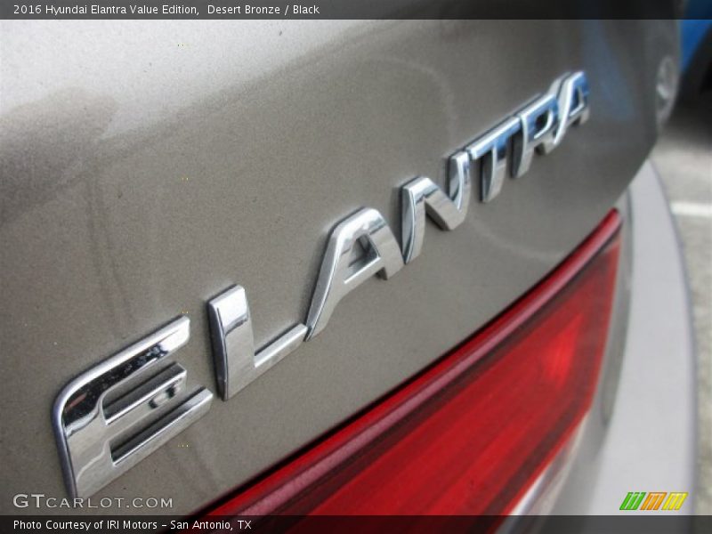 Desert Bronze / Black 2016 Hyundai Elantra Value Edition