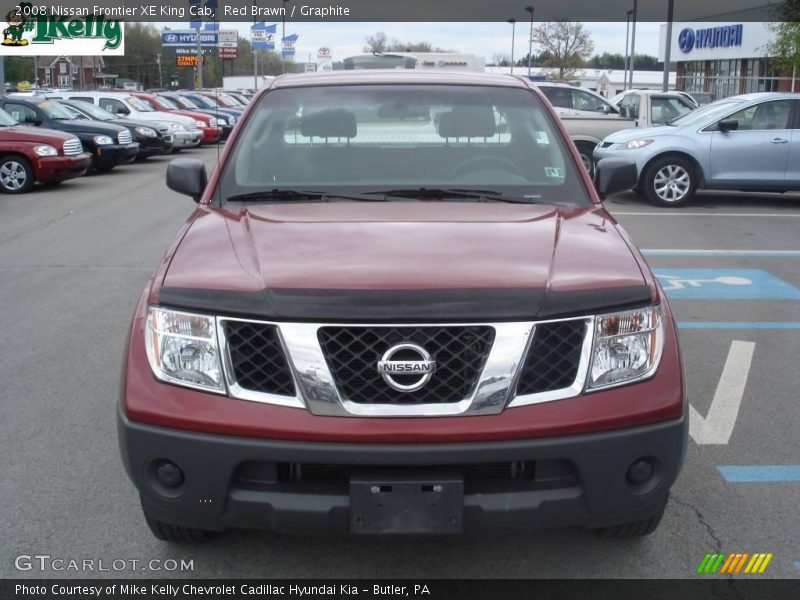 Red Brawn / Graphite 2008 Nissan Frontier XE King Cab