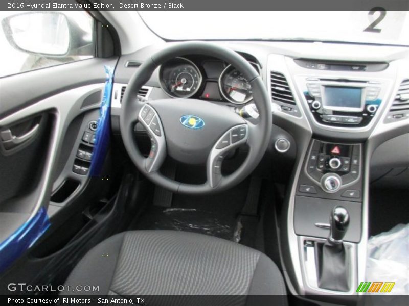 Desert Bronze / Black 2016 Hyundai Elantra Value Edition
