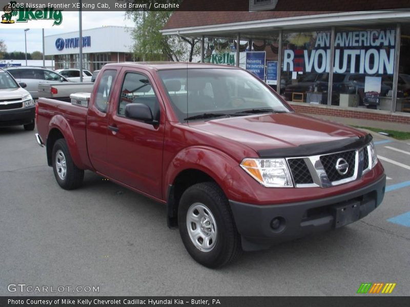 Red Brawn / Graphite 2008 Nissan Frontier XE King Cab
