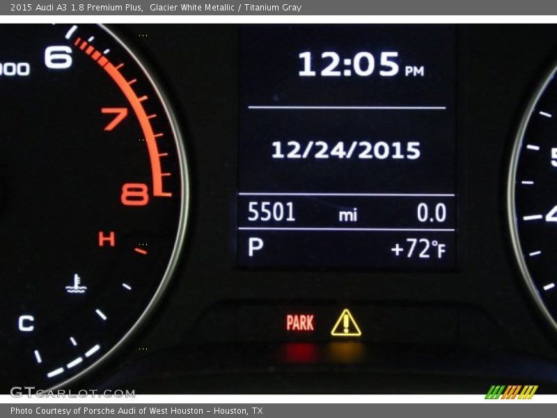 Glacier White Metallic / Titanium Gray 2015 Audi A3 1.8 Premium Plus