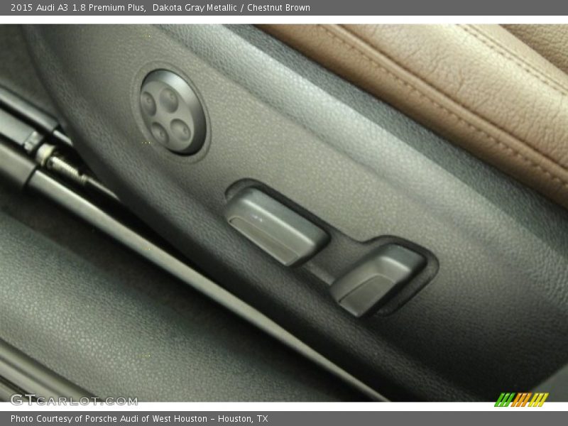 Dakota Gray Metallic / Chestnut Brown 2015 Audi A3 1.8 Premium Plus