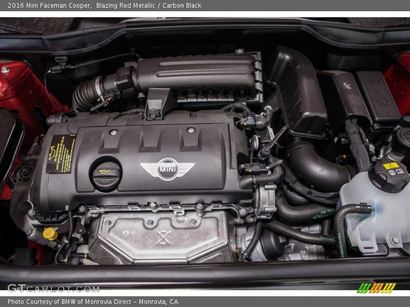 Blazing Red Metallic / Carbon Black 2016 Mini Paceman Cooper