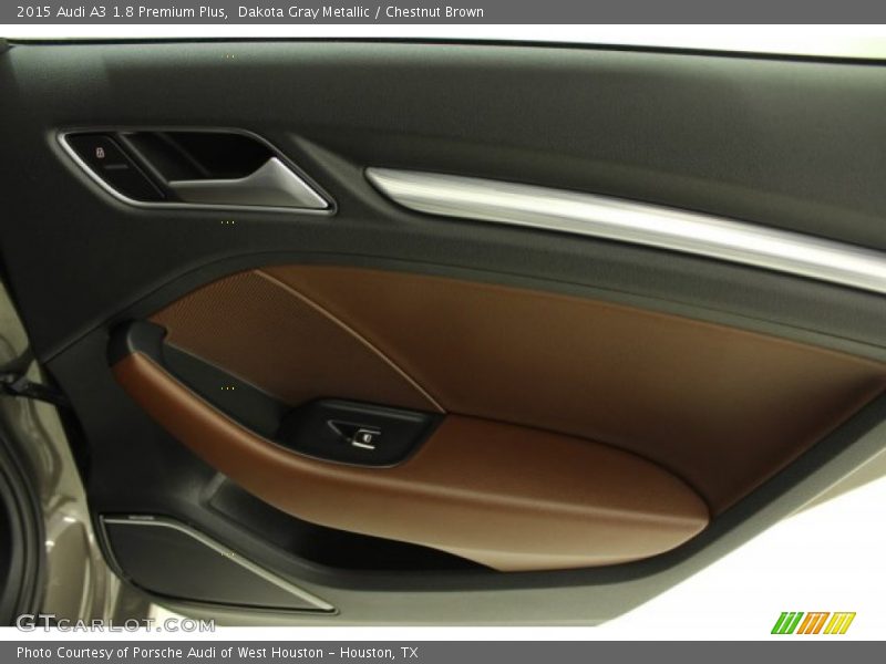 Dakota Gray Metallic / Chestnut Brown 2015 Audi A3 1.8 Premium Plus