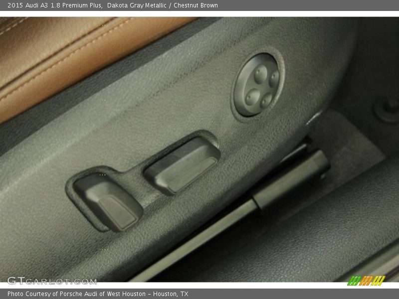 Dakota Gray Metallic / Chestnut Brown 2015 Audi A3 1.8 Premium Plus