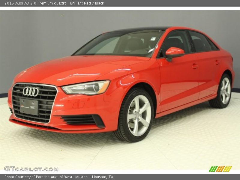 Brilliant Red / Black 2015 Audi A3 2.0 Premium quattro
