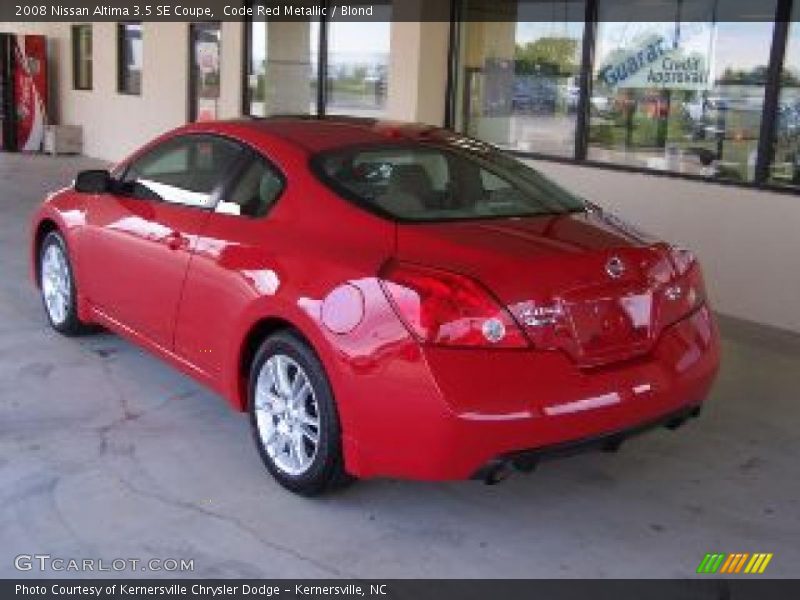 Code Red Metallic / Blond 2008 Nissan Altima 3.5 SE Coupe