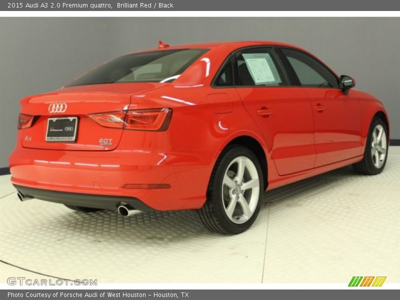 Brilliant Red / Black 2015 Audi A3 2.0 Premium quattro