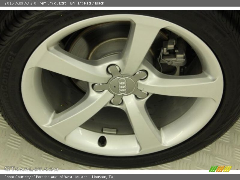 Brilliant Red / Black 2015 Audi A3 2.0 Premium quattro