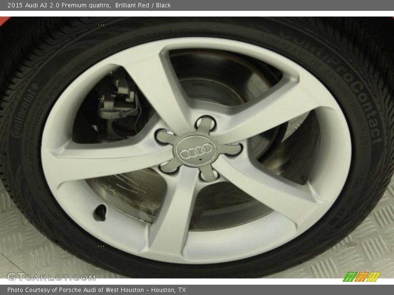 Brilliant Red / Black 2015 Audi A3 2.0 Premium quattro