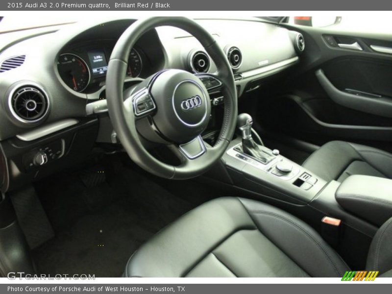 Brilliant Red / Black 2015 Audi A3 2.0 Premium quattro