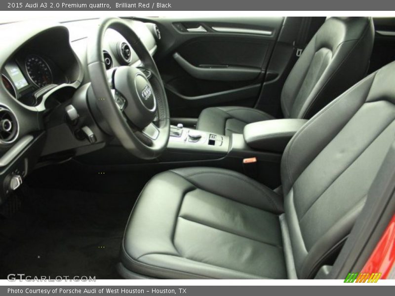 Brilliant Red / Black 2015 Audi A3 2.0 Premium quattro