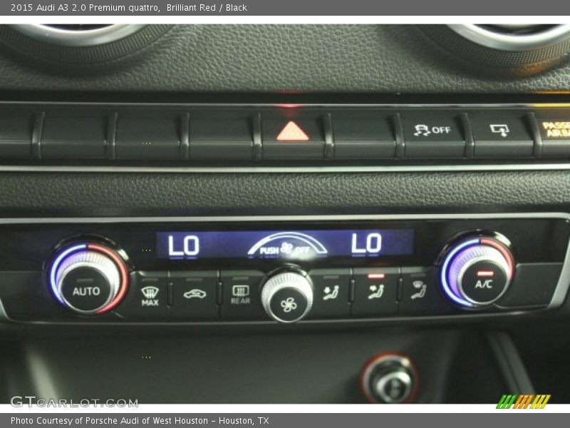 Brilliant Red / Black 2015 Audi A3 2.0 Premium quattro