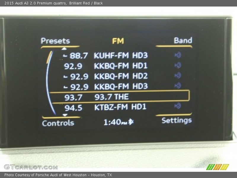 Brilliant Red / Black 2015 Audi A3 2.0 Premium quattro