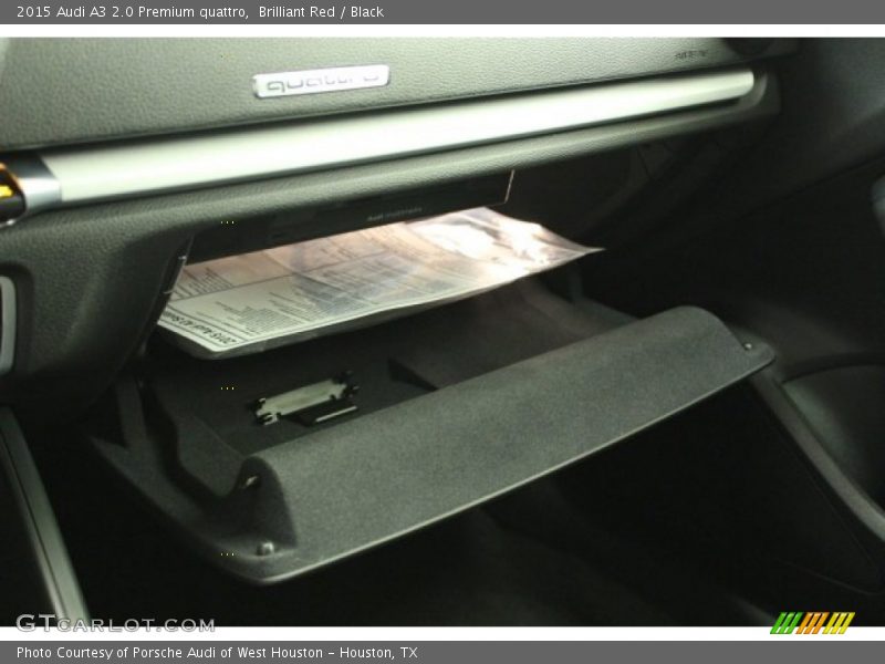 Brilliant Red / Black 2015 Audi A3 2.0 Premium quattro