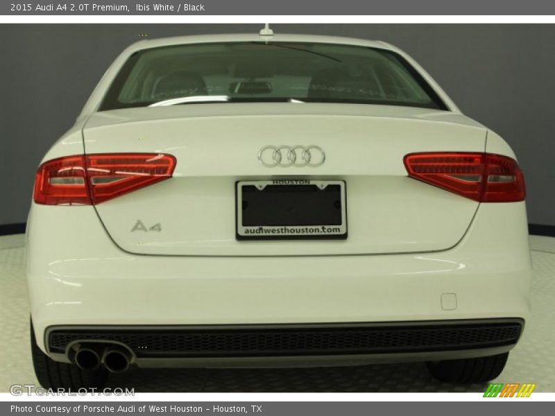 Ibis White / Black 2015 Audi A4 2.0T Premium