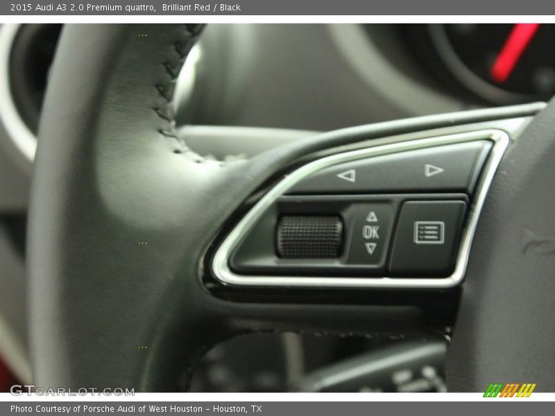 Brilliant Red / Black 2015 Audi A3 2.0 Premium quattro