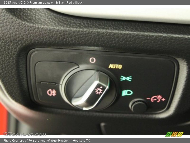 Brilliant Red / Black 2015 Audi A3 2.0 Premium quattro