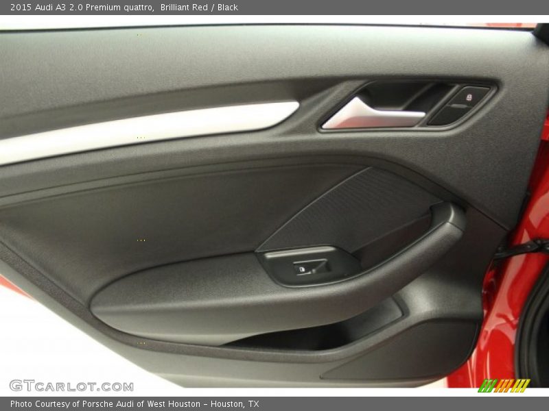 Brilliant Red / Black 2015 Audi A3 2.0 Premium quattro