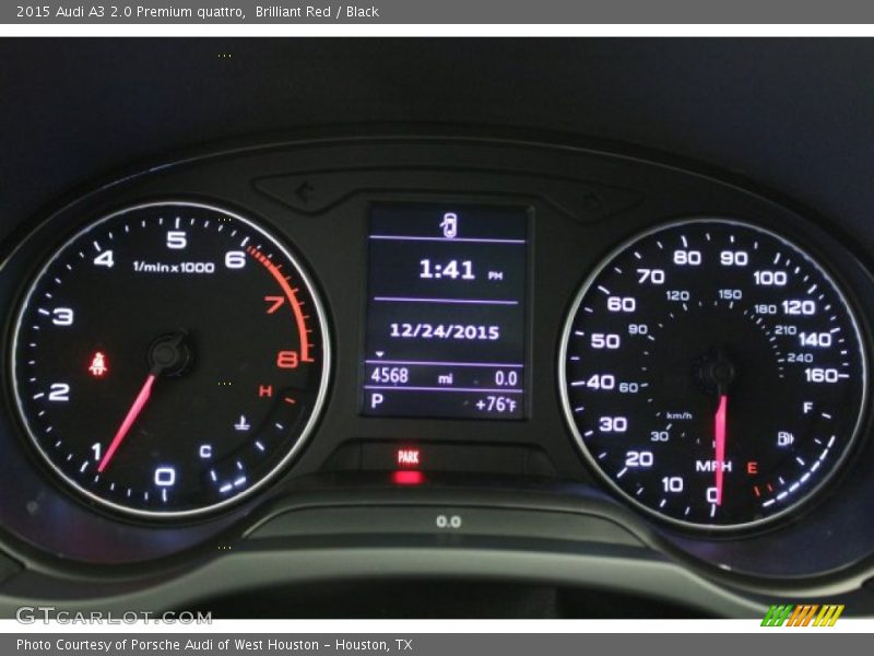 Brilliant Red / Black 2015 Audi A3 2.0 Premium quattro