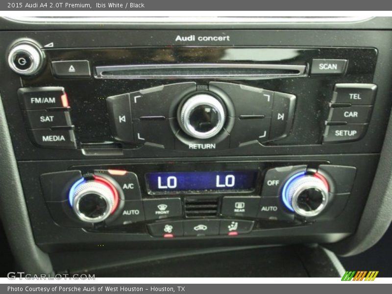 Ibis White / Black 2015 Audi A4 2.0T Premium