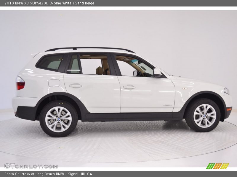 Alpine White / Sand Beige 2010 BMW X3 xDrive30i