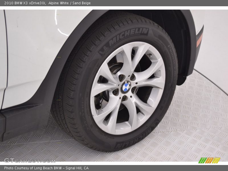 Alpine White / Sand Beige 2010 BMW X3 xDrive30i