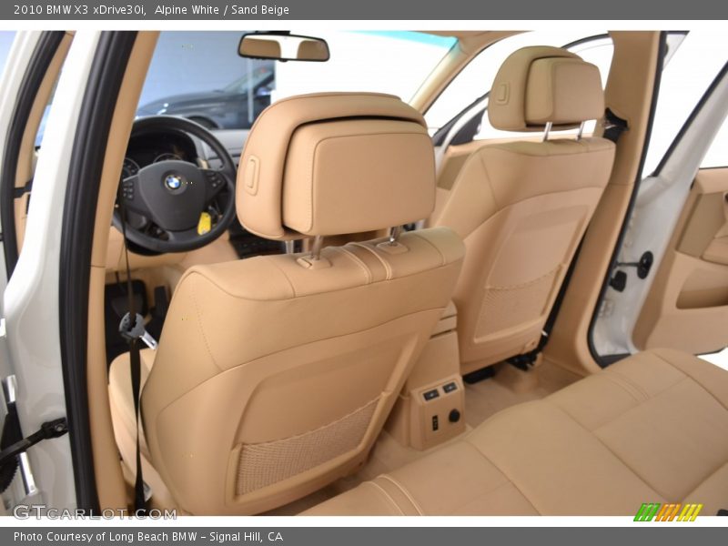 Alpine White / Sand Beige 2010 BMW X3 xDrive30i