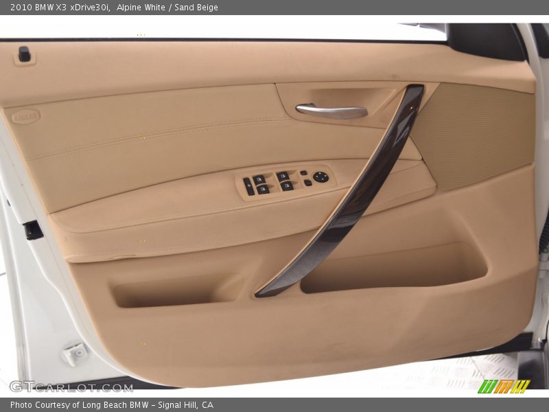 Alpine White / Sand Beige 2010 BMW X3 xDrive30i