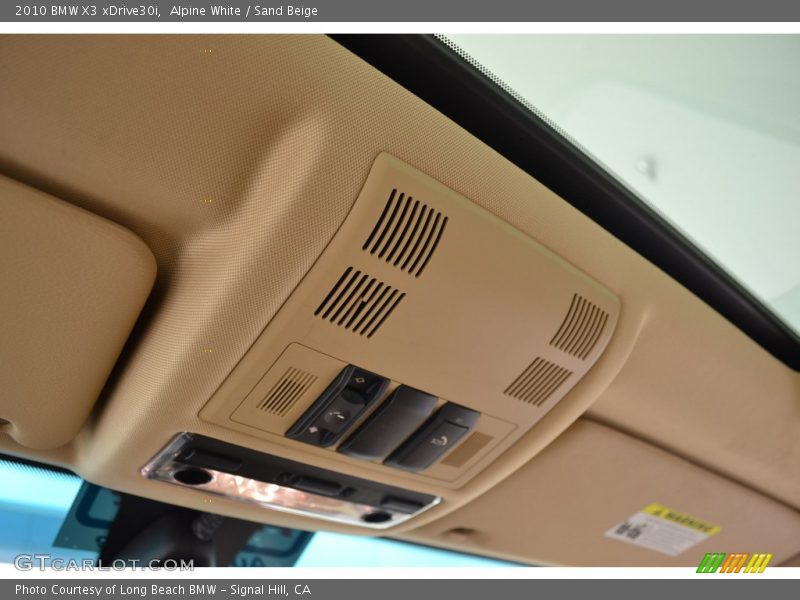 Alpine White / Sand Beige 2010 BMW X3 xDrive30i
