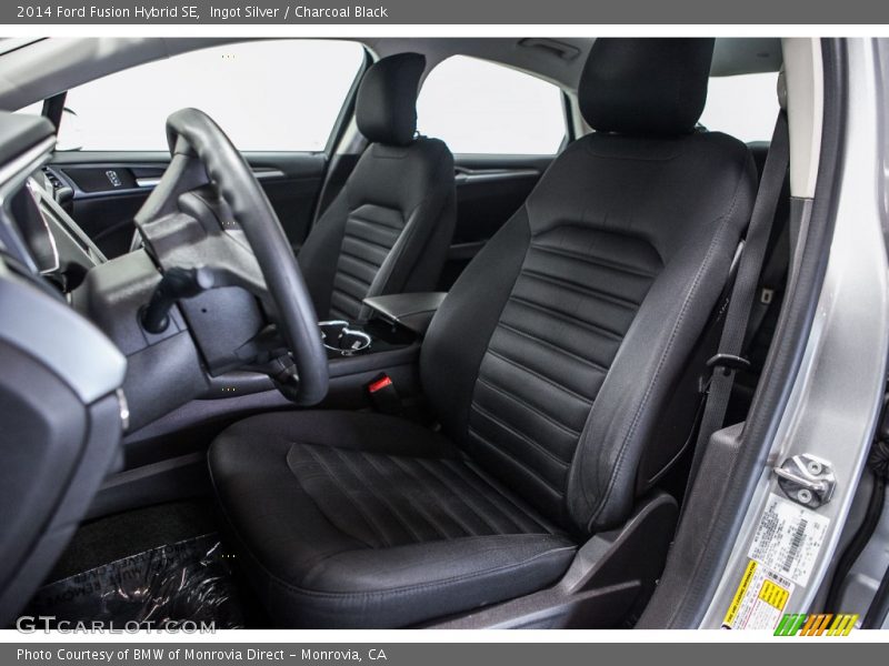 Ingot Silver / Charcoal Black 2014 Ford Fusion Hybrid SE