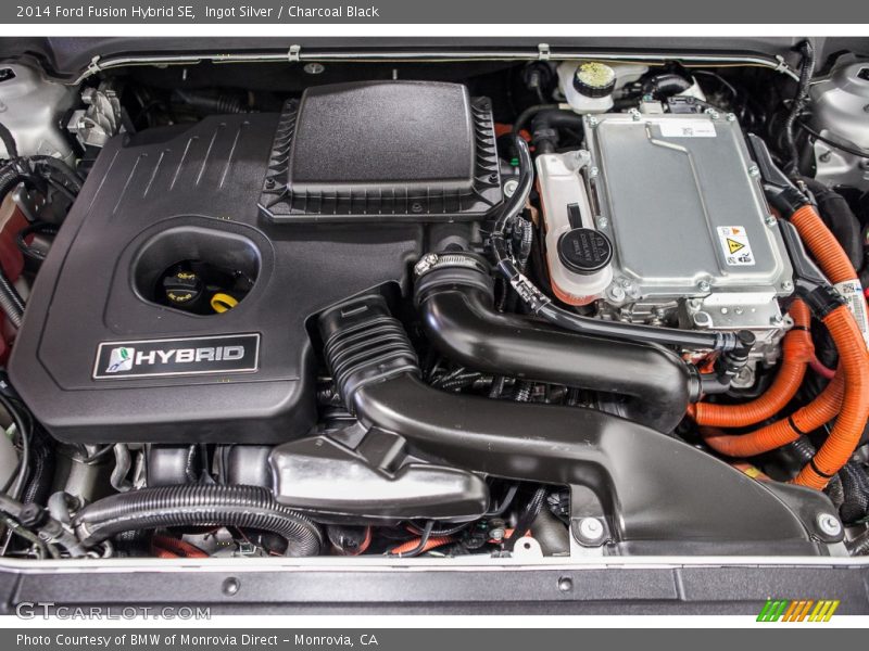 Ingot Silver / Charcoal Black 2014 Ford Fusion Hybrid SE