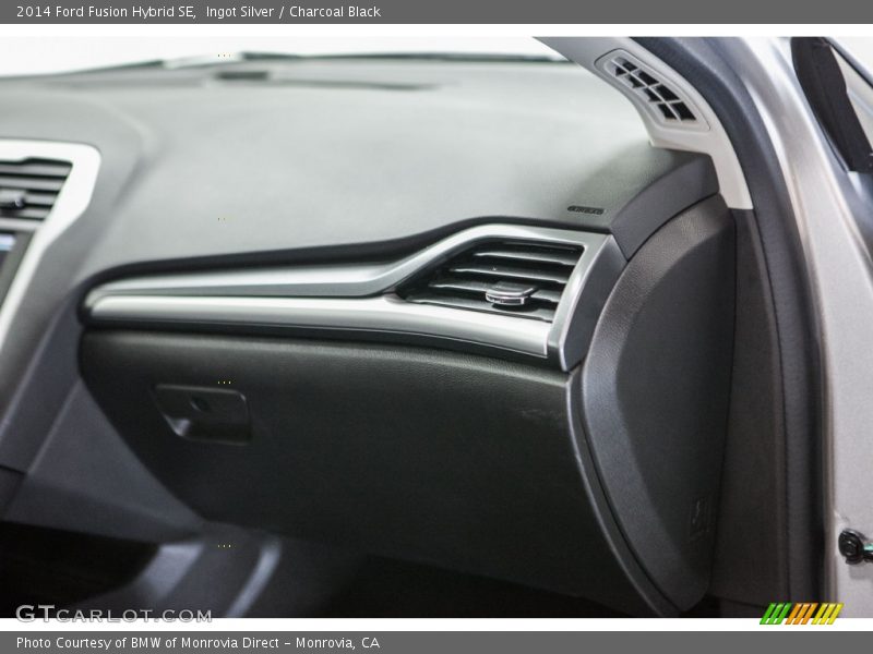 Ingot Silver / Charcoal Black 2014 Ford Fusion Hybrid SE
