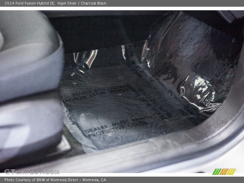 Ingot Silver / Charcoal Black 2014 Ford Fusion Hybrid SE