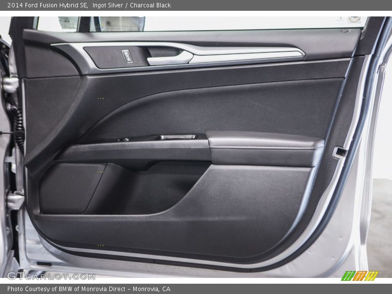 Ingot Silver / Charcoal Black 2014 Ford Fusion Hybrid SE