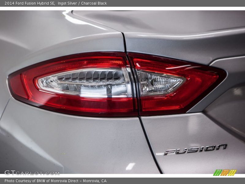 Ingot Silver / Charcoal Black 2014 Ford Fusion Hybrid SE