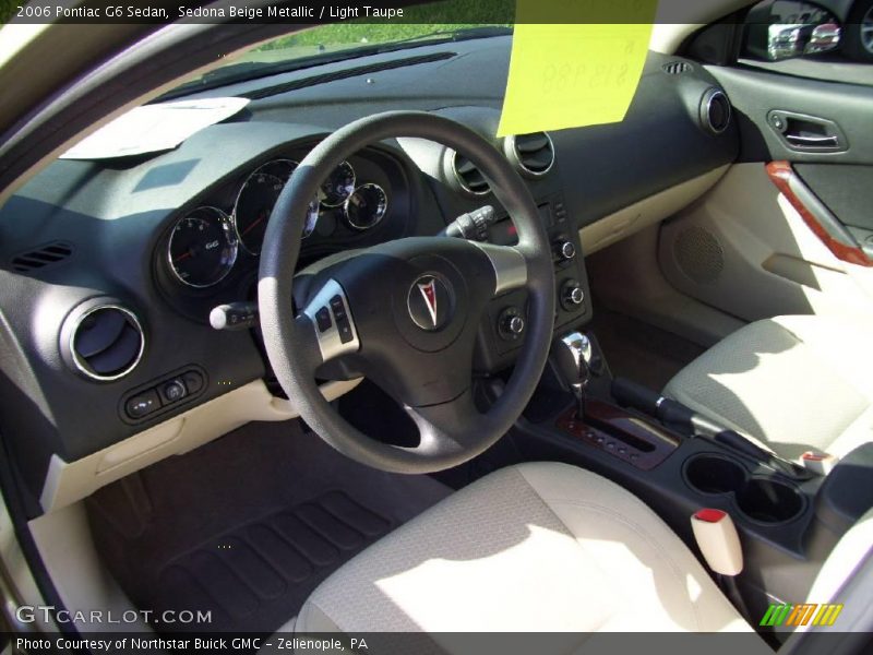 Sedona Beige Metallic / Light Taupe 2006 Pontiac G6 Sedan