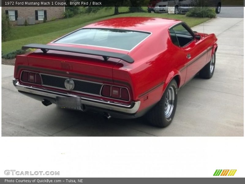 Bright Red / Black 1972 Ford Mustang Mach 1 Coupe