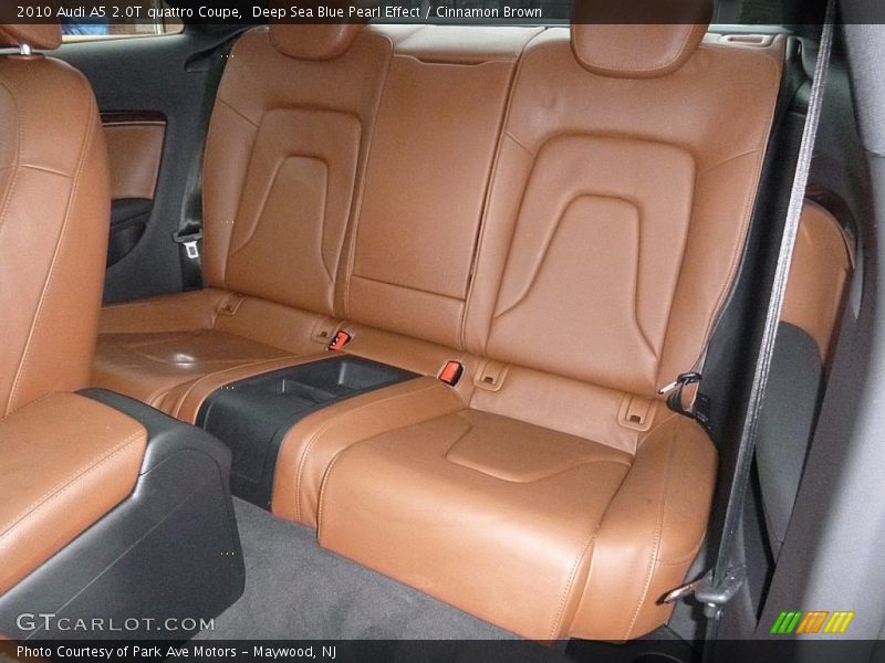 Rear Seat of 2010 A5 2.0T quattro Coupe
