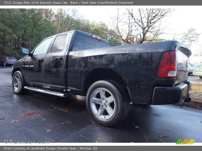 Black / Dark Slate Gray/Medium Graystone 2012 Dodge Ram 1500 Express Quad Cab