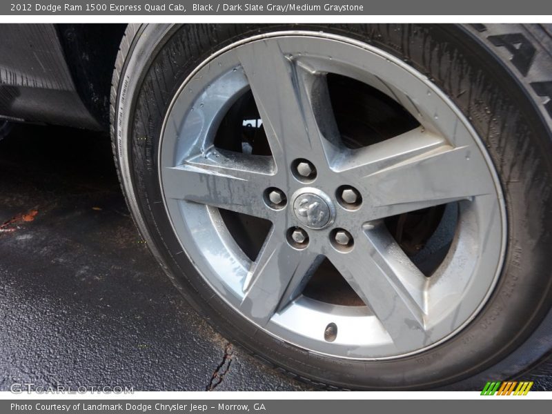 Black / Dark Slate Gray/Medium Graystone 2012 Dodge Ram 1500 Express Quad Cab