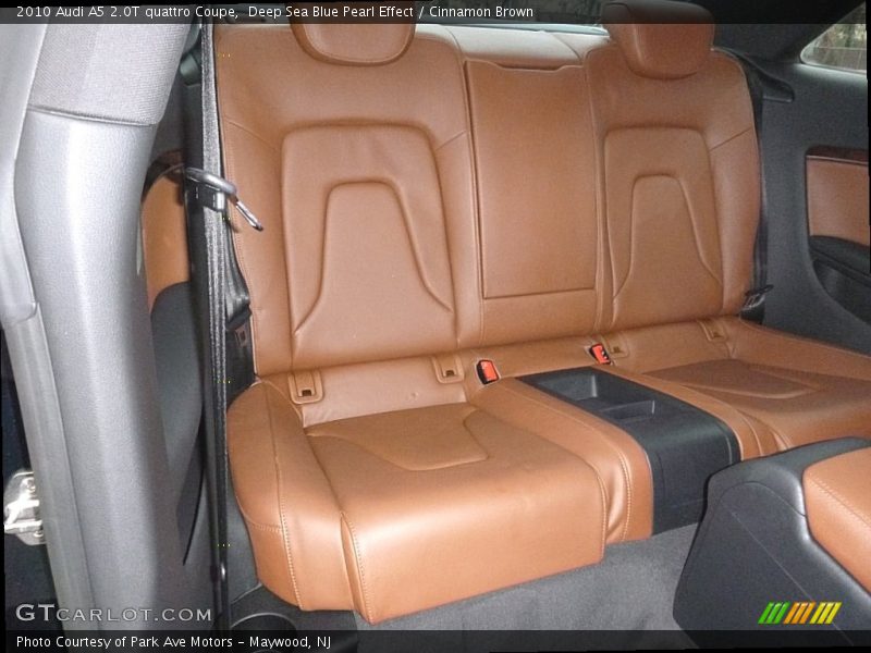 Rear Seat of 2010 A5 2.0T quattro Coupe