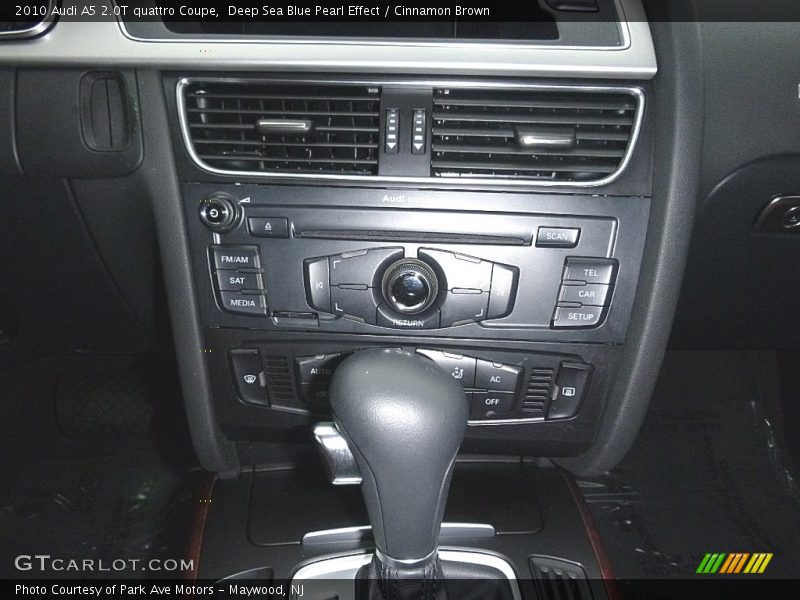 Deep Sea Blue Pearl Effect / Cinnamon Brown 2010 Audi A5 2.0T quattro Coupe