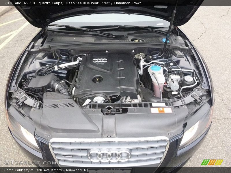  2010 A5 2.0T quattro Coupe Engine - 2.0 Liter FSI Turbocharged DOHC 16-Valve VVT 4 Cylinder